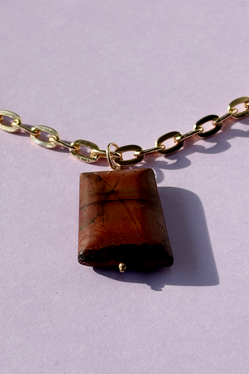 PL X RI - Asymmetric brown stone