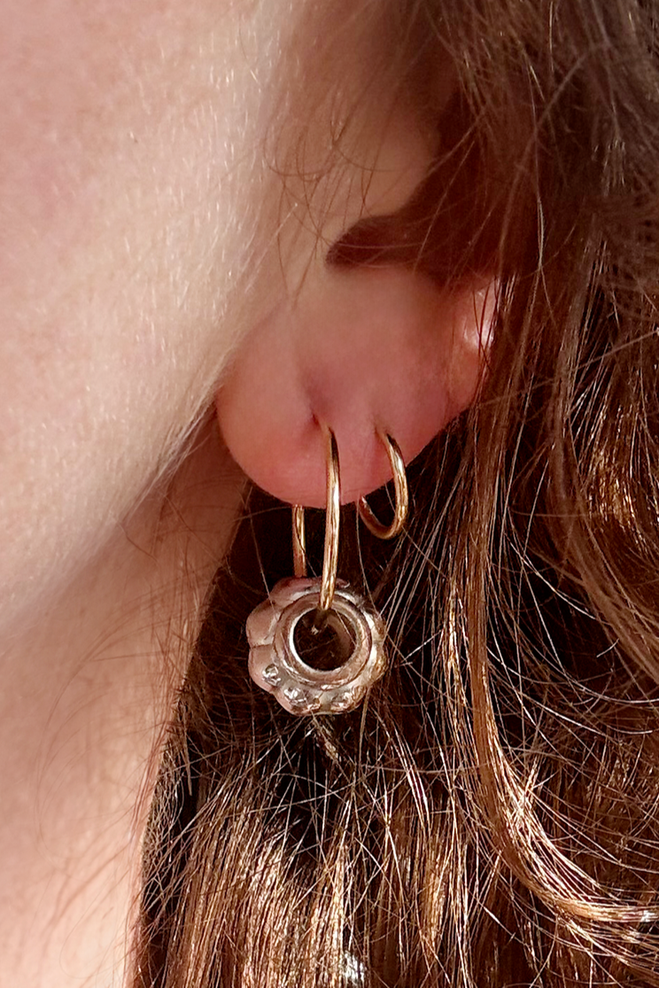 PL X RI - Mixed metal hoops