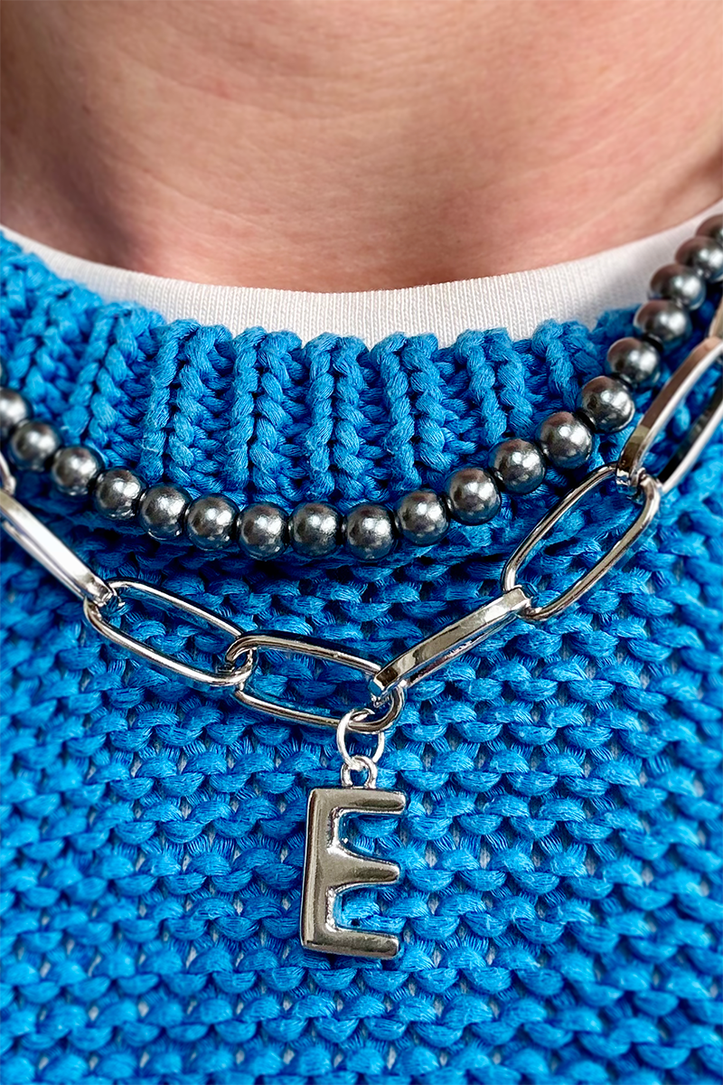 BUBBLE INITIAL - Silver