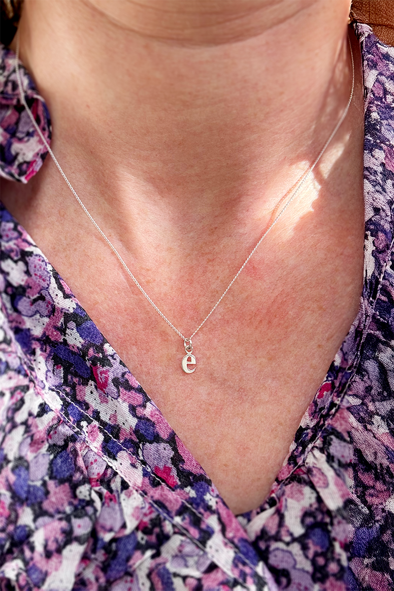 LOWER-CASE INITIAL - Silver