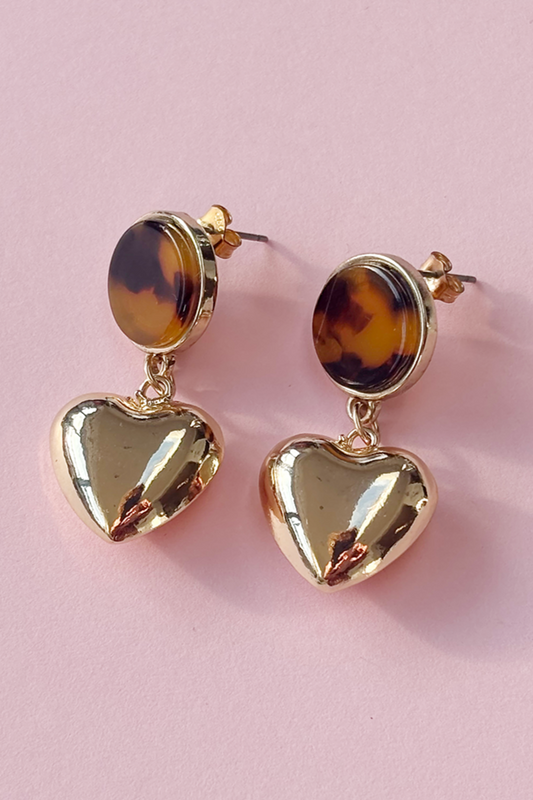 PL X RI - Bold studs with heart