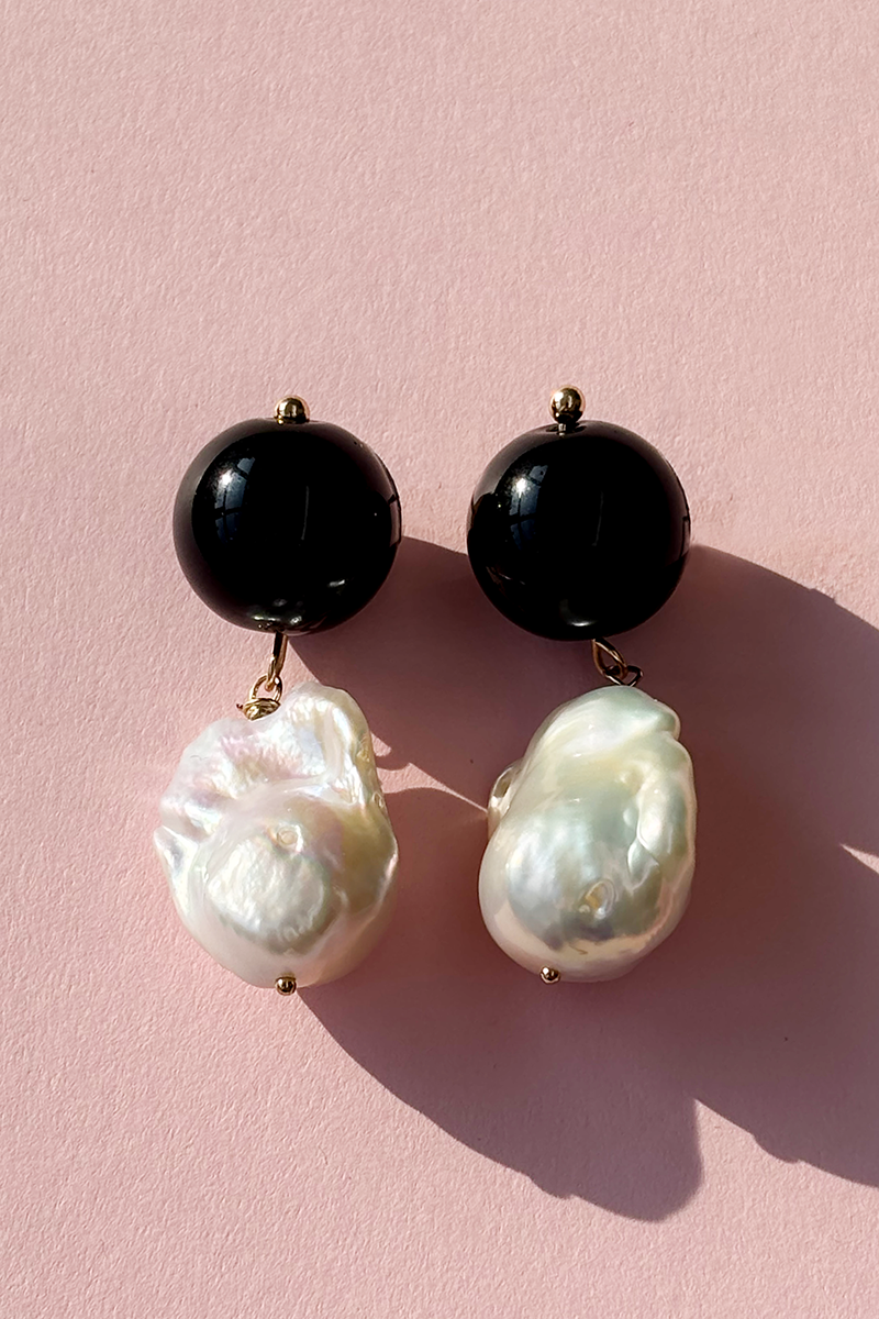 PL X RI - Black bead & pearl