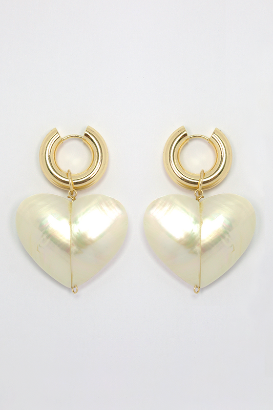 PEARLY HEART - Earrings