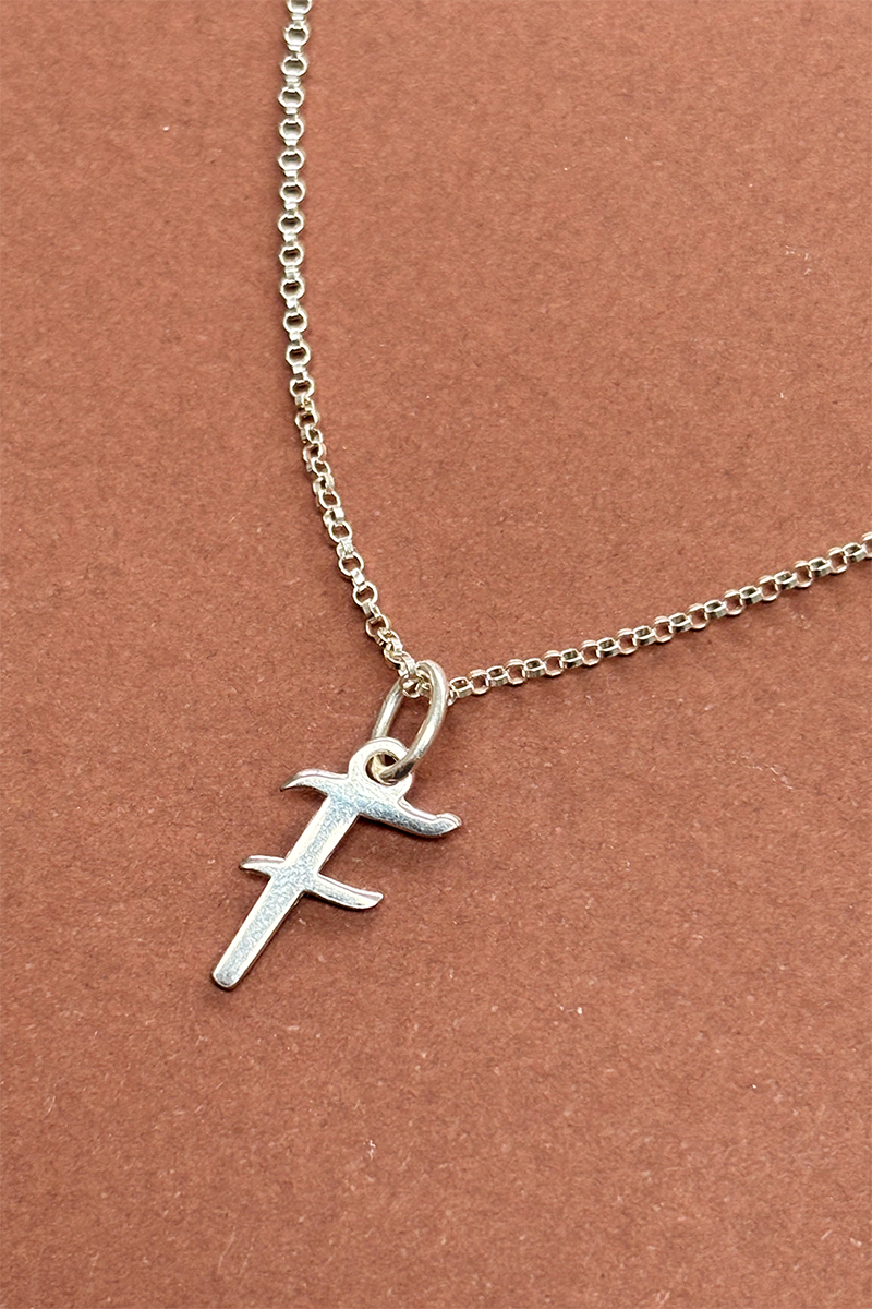 SCROLL INITIAL - Silver