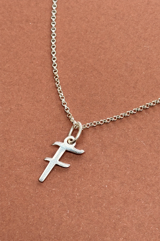 SCROLL INITIAL - Silver